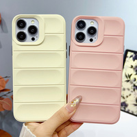 Coque de téléphone antichoc en TPU mat pour iPhone 15 Pro Max 14 Max 6.7 13 6.1 avec coque arrière souple à motif de capsule