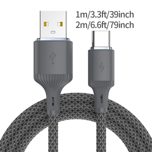 Cavo USB Type-C Intrecciato in Nylon da 60W per Ricarica Rapida e Trasferimento Dati, Compatibile con Xiaomi, <span class=keywords><strong>Samsung</strong></span>, Huawei - Product Image 4