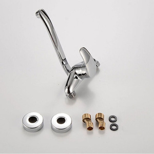 Grifo de cocina Jishiduo de pared con una sola manija, giratorio 360 grados, con válvula de cerámica para fregadero - Product Image 5