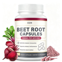 Capsules de complexe de betterave à marque privée avec poivre noir pour une absorption améliorée – Complément nutritionnel sportif