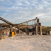Ligne de production stationnaire de concassage de pierre mâchoire de calcaire/concasseur à percussion/cône petite échelle 50 t/h Machine d'usine de concasseur de pierre