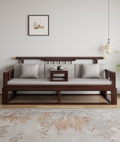 Canapé-lit pliable et extensible en bois massif de style moderne pour la maison, la chambre à coucher, l'école, l'hôtel et la salle de bain pour le salon.