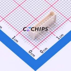 530481010 Wire-to-Board Pin Header Bent Lead Through Hole,P=1.25mm Connector 1x10P 1.25mm Right Angle Insert PicoBlade (MX 1.25) - Product Image 1