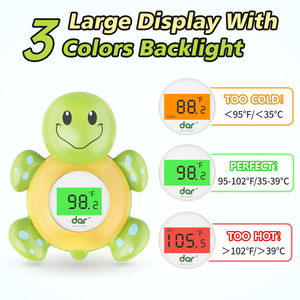 Termómetro de baño digital para bebés, juguete flotante de seguridad para recién nacidos y niños pequeños, termómetro de bañera de material plástico - Product Image 2
