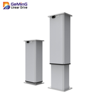 Columna Elevadora Robótica de 4 Piezas, Elevación Eléctrica, Recorrido de 3 Metros, Motor de Elevación, Altura Ajustable, Soporte Telescópico para Altavoces de 2 Metros