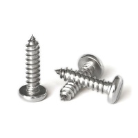 DIN7971 Acier inoxydable 304 316 Vis autotaraudeuse à tête cylindrique fendue
