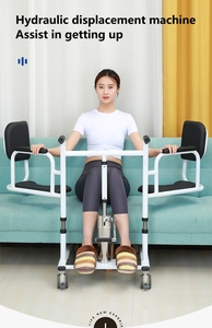 Silla de Transferencia Hidráulica para Pacientes, Ajustable, Portátil, Elevadora, para <span class=keywords><strong>Ancianos</strong></span>, Discapacitados, Encamados, Equipo de Cuidado de Enfermerí<span class=keywords><strong>a</strong></span> para el Hogar - Product Image 3