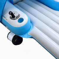 Umweltfreundliches PVC-Schlauchboot für Kinder mit Eingebautem Antriebsmotor Faltbares Design für Außenpools mit Überdachung