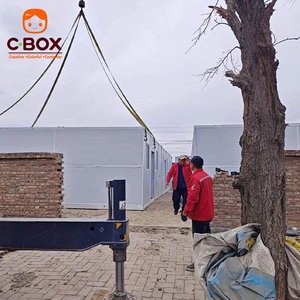 บ้านสำเร็จรูปแบบพับได้ Cbox ติดตั้งง่าย สำหรับแคมป์คนงาน หอพักสำเร็จรูป สำนักงานเคลื่อนที่สำหรับงานเหมือง - Product Image 2