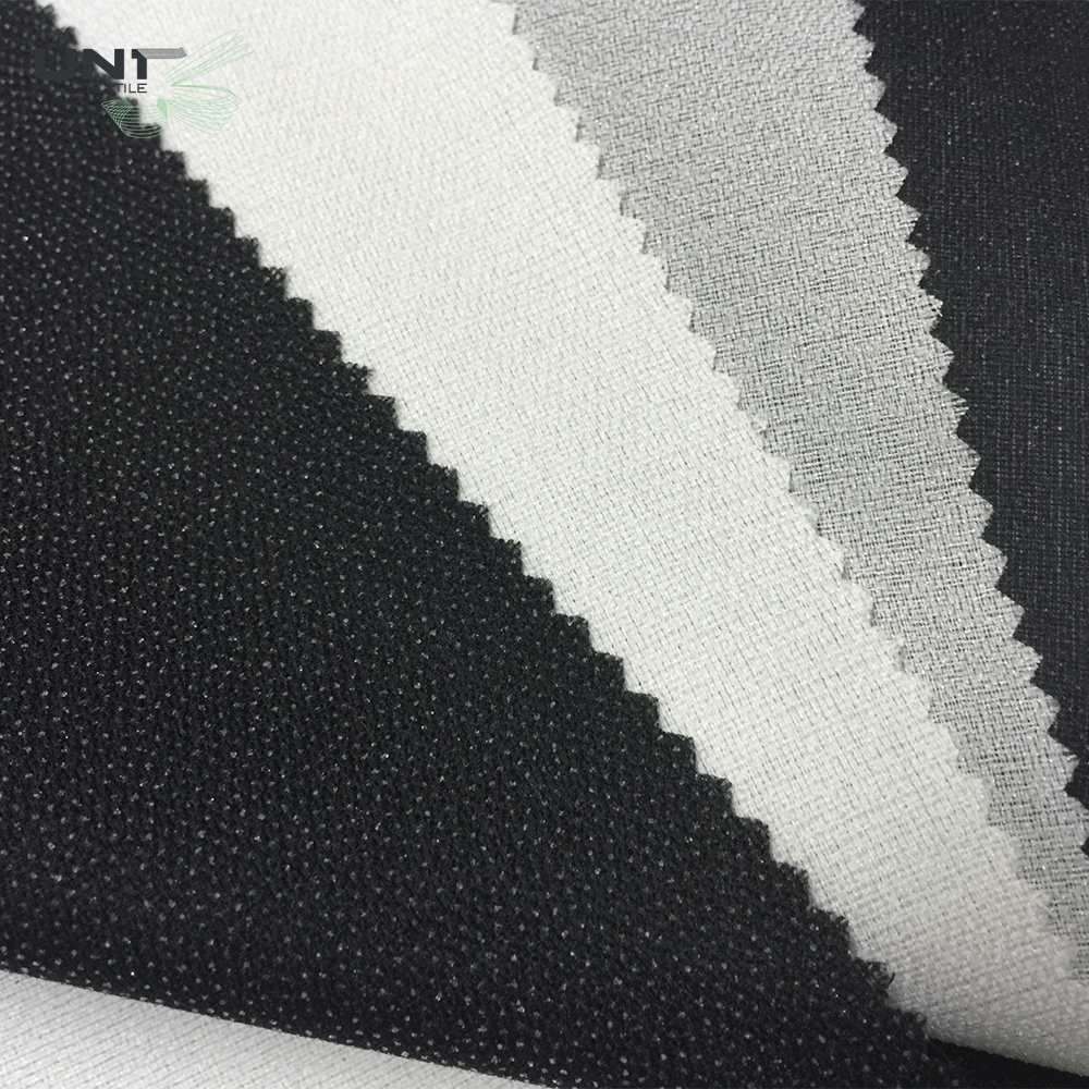 Eco-friendly Sustainable Stretch Woven Fusing Interlining Interfacing Fusible Interlining Fabric For Suit