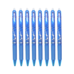Penne <span class=keywords><strong>a</strong></span> <span class=keywords><strong>Sfera</strong></span> Cancellabili in Plastica da 0.5mm Blu per la Scuola in 8 Colori - Product Image 1