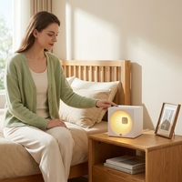 Lampe de chevet LED rechargeable, réglable, mini, pour chambre à coucher, style nordique, avec fonction de minuterie