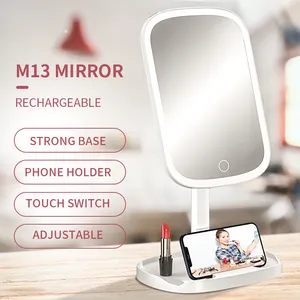 M13 одностороннее и квадратное зеркало для туалетного столика с подсветкой
