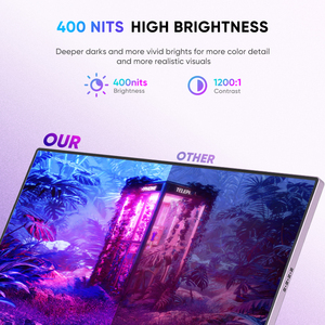 Màn hình di động chơi game WQXGA 16 inch 2.5K với Bộ mở rộng màn hình USB-C 4K 2560*1600 16:10 màn hình di động máy tính xách tay màn hình kép - Product Image 4