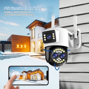 8MP 4G 4K PTZ IP WIFI Outdoor Waterproof CCTV Camera Color Night Vision Dual Lens Surveillance 10X Zoom Wireless <b>Security</b> Camera - Product Image 2