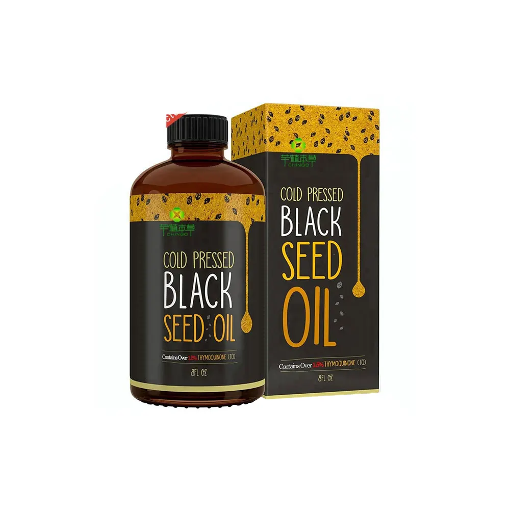 Cold- pressed Therapeutic Grade Organic Pure black seed oil