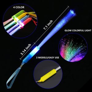 Accessori Luminosi per Feste, Giocattoli <span class=keywords><strong>e</strong></span> Articoli per Bambini, Bacchette in Fibra Ottica LED, Fuochi d'Artificio Luminosi per Mardi Gras - Product Image 4