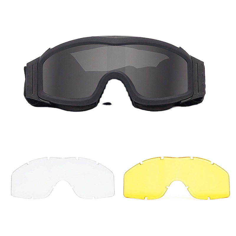 Cs Airsoft Goggles Gafas DE SEGURIDAD tácticas y gafas antiniebla a prueba de explosiones Caza Ciclismo