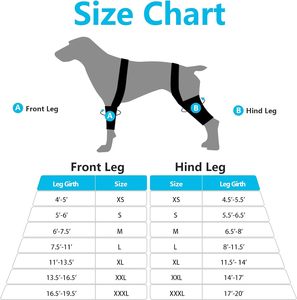 Attelle de genou pour chien Support en métal pour jambe arrière-Genouillère pour garder l'articulation du genou au chaud - Product Image 2
