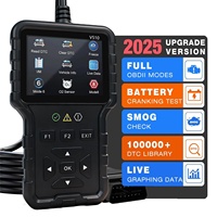 Escáner de Códigos de Error del Motor del Automóvil OBD V510, Herramienta de Diagnóstico Automotriz de Material ABS con Borrado de Códigos de Error y Probador de Voltaje