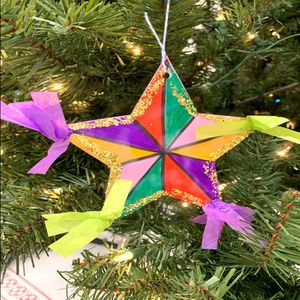 <span class=keywords><strong>Kit</strong></span> d'artisanat d'ornement d'étoile de <span class=keywords><strong>Pinata</strong></span> de Noël du Mexique de bricolage pour des ornements de <span class=keywords><strong>pinata</strong></span> de fête d'anniversaire d'enfants - Product Image 2