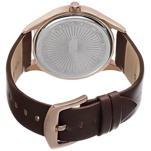 นาฬิกาผู้ชาย<span class=keywords><strong>หนัง</strong></span>แท้ควอตซ์เรียบง่าย - Product Image 4