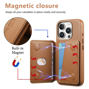 Étui magnétique en cuir pour iPhone avec <span class=keywords><strong>portefeuille</strong></span> magnétique puissant pour <span class=keywords><strong>Apple</strong></span> 17, 16, 15, 14, 13 Pro Plus - Product Image 3
