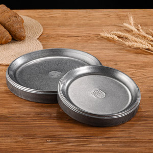 Plato redondo apilable de acero inoxidable 304 para buffet y restaurante - Product Image 1