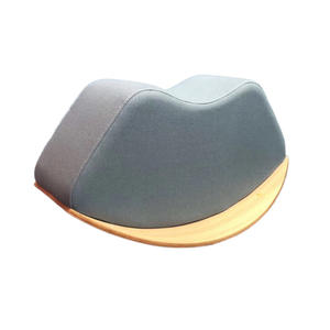 Pouf pouf canapé en tissu banc en bois pour enfants salon/chambre tabouret d'entrée canapé chaise <span class=keywords><strong>rouge</strong></span> lèvre chaise berçante - Product Image 5