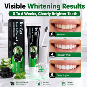 Pasta Dental de Carbón Vegetal 100g, Blanqueadora, Refresca el Aliento y Deja un Sabor a Menta Duradero para la Higiene Dental Diaria, Venta de Fábrica - Product Image 4