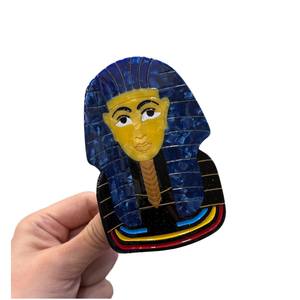 Clips de personalidad con diseño misterioso de Faraón Egipcio, Gato, Alas, Ojos, Triángulo, Faraón Demonio, Palma, Ácido Acético y Pinzas de Tiburón - Product Image 5