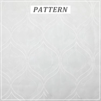 Treillis marocain brodé blanc voilages panneaux français texturé tringle poche Voile Tulle semi fenêtre rideaux pour chambre