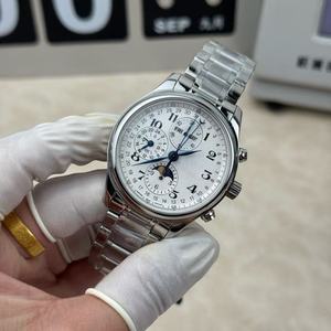 Reloj de Acero Inoxidable para Mujer de Alta Calidad, Nuevo Estilo de Diseñador, con Cristal de Zafiro, Fase Lunar, Resistente al Agua 20m - Product Image 3