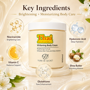 Crème Éclaircissante <span class=keywords><strong>Visage</strong></span> et Corps OEM Thaïlandaise Effet Perle, Vitamine C et Niacinamide, Hydratation Longue Durée pour Peaux Noires – Offre Spéciale - Product Image 3