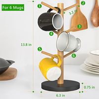 Ensemble de table de maquillage moderne en bambou avec miroir et tiroir de rangement, design modulaire, couleur et taille personnalisables