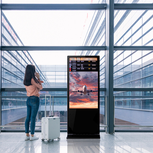 43 55 65 بوصة أرضية ذكية واقفة رقمية Lcd شاشة عرض إعلانات أكشاك تعمل باللمس للسوبر ماركت - Product Image 4