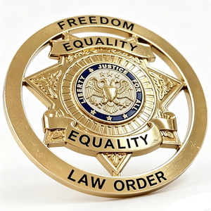 Badge d'Élite Personnalisé en Alliage de Zinc Émaillé Doux et Texturé, Vente Chaude, Prix de Gros Usine - Product Image 3