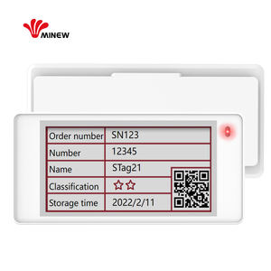 Étiquette de prix électronique MinewTag DS026 2,6 pouces 3 couleurs Eink ultra-mince EPD ESL pour magasin - Product Image 4