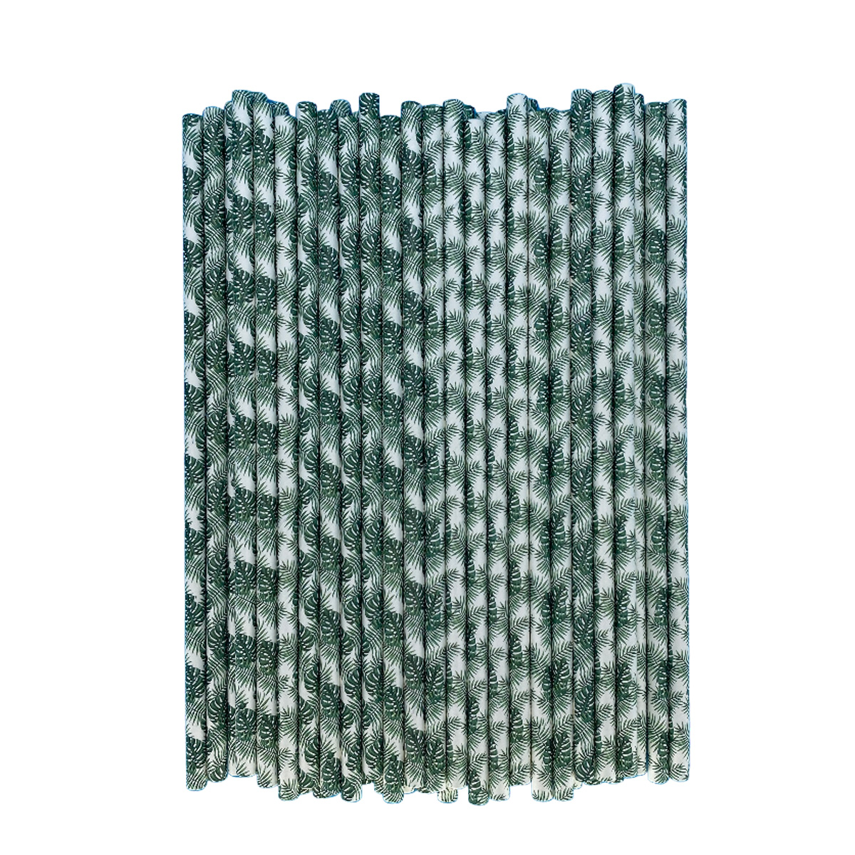 Customizable Leaf Paper Straws Eco-friendly and Biodegradable