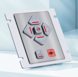 Teclado de Navegación Profesional de 6 Teclas para AudioNav, Teclas Táctiles y Sistema de Audio - Product Image 3