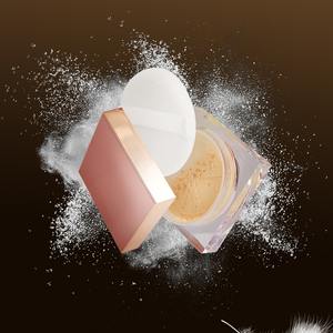 Polvo translúcido al por mayor buena cobertura mineral suelto libre de talco esponja cosmética de maquillaje polvo suelto puff Etiqueta Privada - Product Image 3