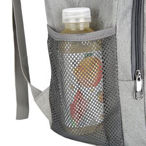 Custom Logo Printed Soft Leakproof Lunch Bags Thermal PEVA Lining Outdoor Picnic Insulated <b>Cooler</b> <b>Backpack</b> Bag - Product Image 4