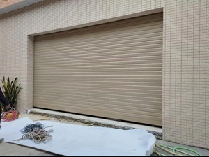 <span class=keywords><strong>Porte</strong></span> à enroulement en acier coloré, résistante au vent, antivol, galvanisée, insonorisée, pour usine et entrepôt - Product Image 5