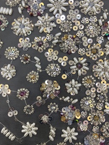 Competitive Price Bridal <strong>Lace</strong> <strong>Fabric</strong> Wholesale <strong>Heavy</strong> <strong>Lace</strong> Embroidery <strong>Fabrics</strong> Wedding Dress Pearl Beaded Bridal <strong>Lace</strong> <strong>Fabric</strong> - Product Image 6