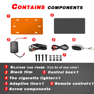 Film de protection de confidentialité pour écran LCD, type plaque anti-reflet, standard américain, pour accessoires automobiles américains, vente en gros - Product Image 5