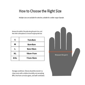 Gants en nitrile de qualité supérieure, sans poudre, à haute élasticité, adaptés aux aliments, pour usage domestique - Product Image 4