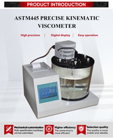 Viscosímetro cinemático completamente automático Equipo de prueba de viscosidad de aceite