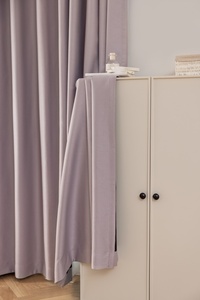 Venta al por mayor de lujo de poliéster púrpura cortinas opacas tela para sala de estar Hotel dormitorio Decoración - Product Image 5
