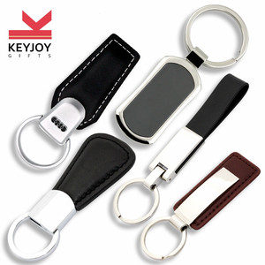 <strong>Cheap</strong> <strong>Bulk</strong> Items Novelty Black Leather Key Chains Key Rings Custom Logo <strong>Gift</strong> for New Business Tradeshow Travel Agency Giveaway - Product Image 5
