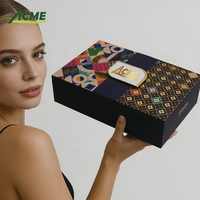 Boîte cadeau en chocolat rigide écologique personnalisée de luxe, fermeture magnétique, matériaux recyclés, impression UV 2 mm pour chocolat et bonbons